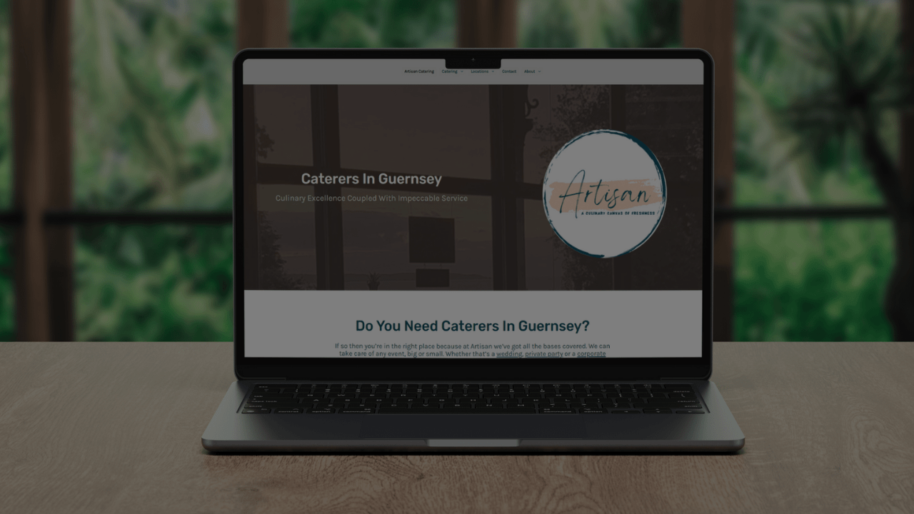 Artisan Catering is Guernseys leading catering company. We developed their website and helped then generate more leads for their catering services 